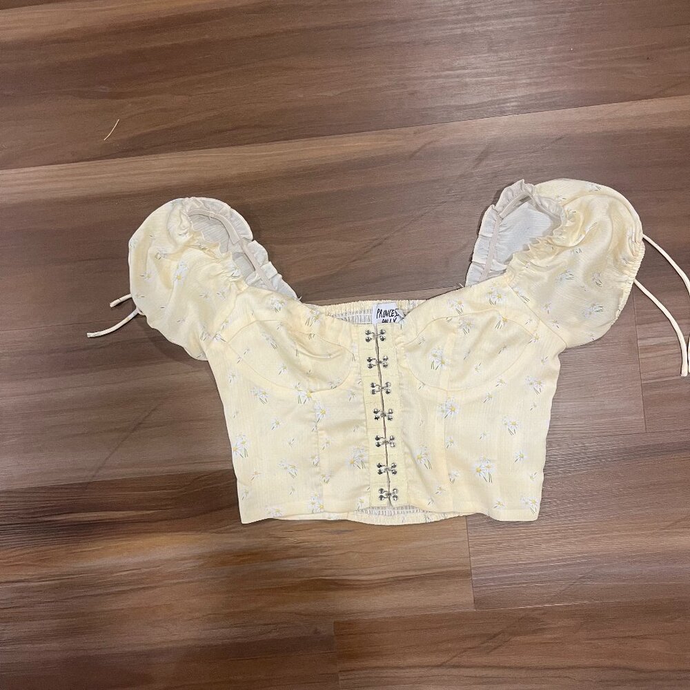 Princess Polly Allyson Top - Yellow